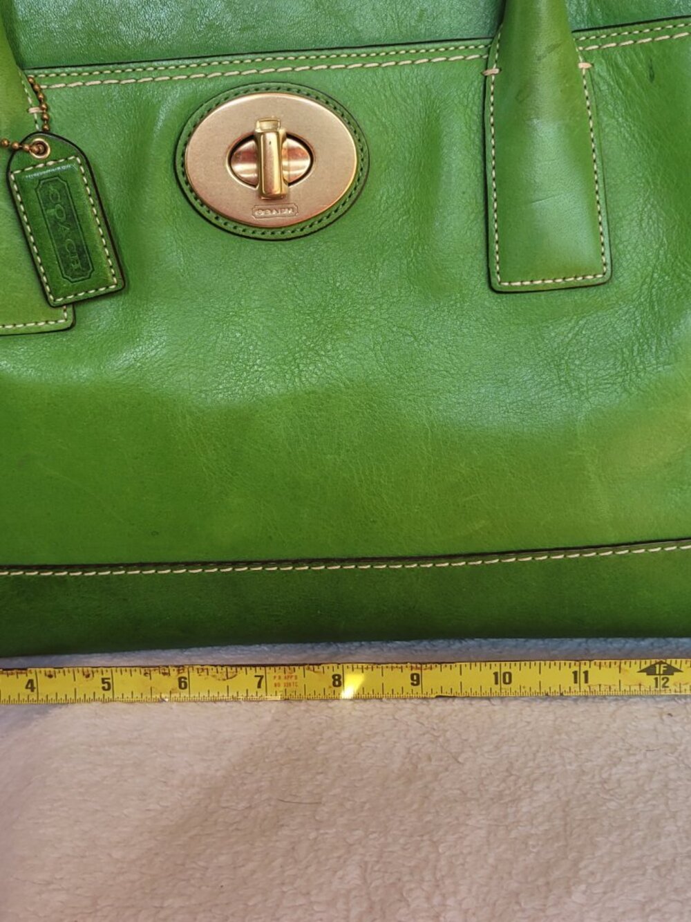 Coach Hamptons Madeline tote Green - Picture 8 of 10